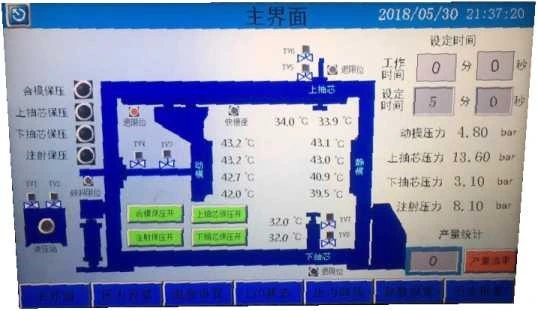 2 작업 스테이션 지원 2 폼 진공 혼합 주입 장치 0